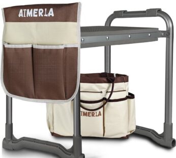 Aimerla Foldable Garden Kneeler Seat Heavy Duty