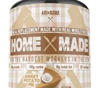 Axe & Sledge Supplements Home Made Whole-Foods-Based Meal Replacement Powder, Sweet Potato Pie, 25 Serving