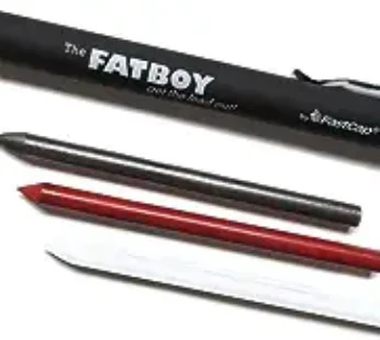 FastCap Fatboy Mechanical Carpenter Pencil with Eraser & Clip – Perfect for Architecture Supplies and Construction Tools for Home Improvement – 5.5 mm Lead – 80768