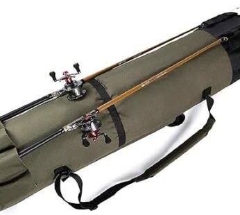 NREOY Fishing Etna Fishing Rod Case Organizer, 48.5″ x 13.5″