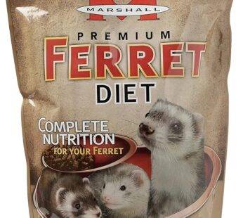 Marshall Pet Products Natural Complete Nutrition Premium Ferret Diet Food with Real Chicken Protein, Highly Digestible, 4 lbs