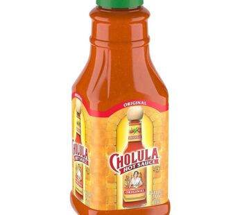 Cholula Original Hot Sauce, 64 fl oz – One 64 Fluid Ounce Bulk Container of Hot Sauce with Mexican Peppers and Signature Spice Blend, Perfect with Tacos, Eggs, Wings, Chicken and More