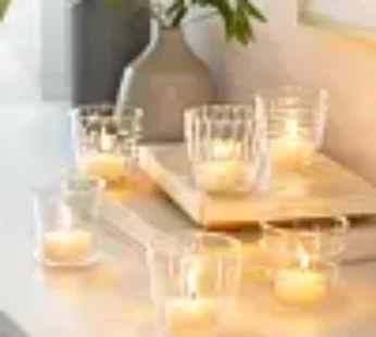 Sweet Serenity Glass Candle Holders