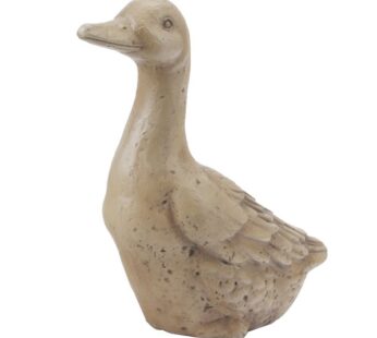 Better Homes & Gardens Outdoor Wood Duck Statue, 11.5 in L x 5 in W x 12 in H