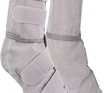 Cashel Crusader Leg Guard Fly Boots, Grey, Horse