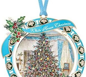 Official 2021 White House Christmas Ornament,Metal