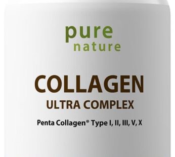 PureNature Collagen Ultra 90 Capsules Penta Collagen with 5 Types I, II, III, V & X