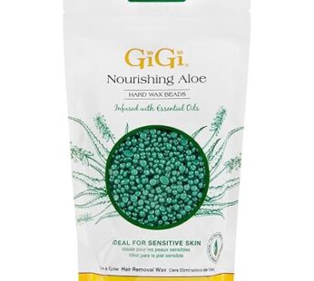 GiGi Nourishing Aloe Hard Wax Beads for Hair Removal, 14 oz bag