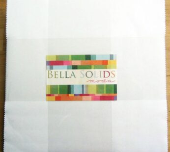 Bella Solids White Layer Cake 42 10-inch Squares Moda Fabrics 9900LC 98