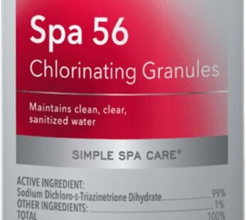 LEISURE TIME 22337A Spa 56 Chlorinating Granules for Hot Tubs, 2 lbs, gray