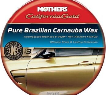 Mothers 05550 California Gold Pure Brazilian Carnauba Wax Paste (Ultimate Wax System, Step 3) – 12 oz.