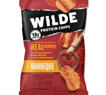 WILDE Barbeque Protein Chips, Thin and Crispy, High Protein, Keto Friendly, Made with Real Ingredients, 1.34oz Bags (Pack of 8)…