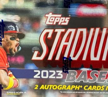 2023 Topps Stadium Club Baseball Hobby Box